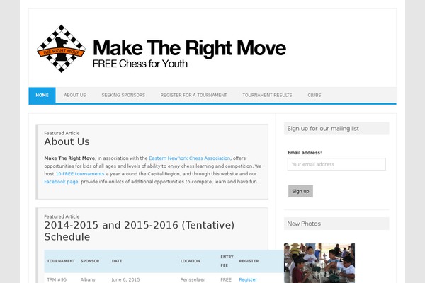 Site using Easy Photo Album plugin