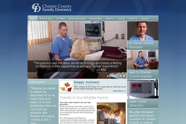 Mont theme site design template sample