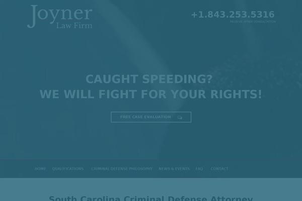 Site using WPFront Notification Bar plugin