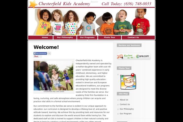 Glow theme site design template sample