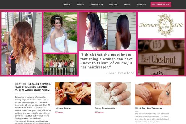 HairPress theme site design template sample