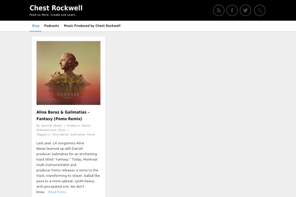 Gridz theme site design template sample