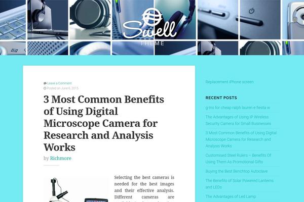 Swell Lite theme site design template sample