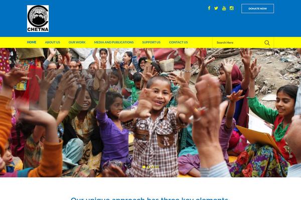 Charity theme site design template sample