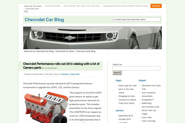 chevroletcarblog.com site used Clockworkmint