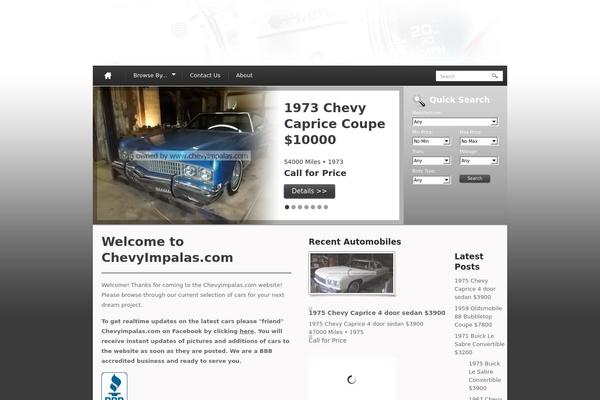 Automotive theme site design template sample