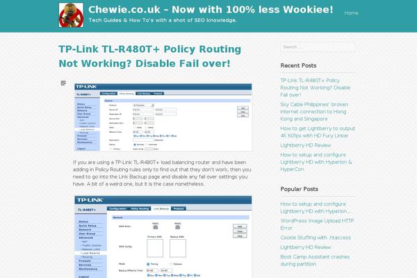 chewie.co.uk site used Kirumo-child
