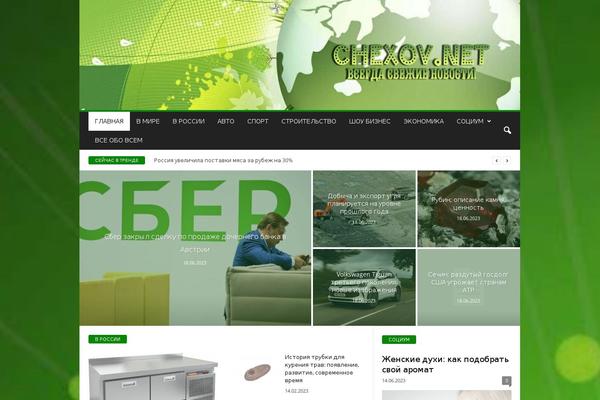 NewsMag theme site design template sample