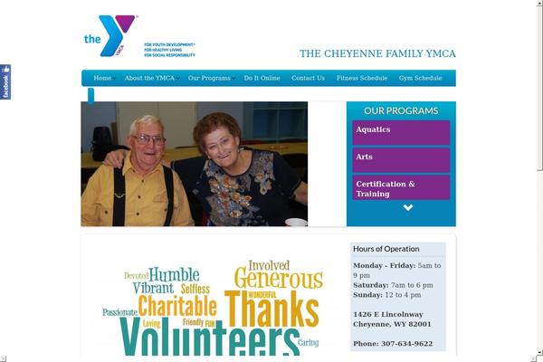 Ymca theme site design template sample
