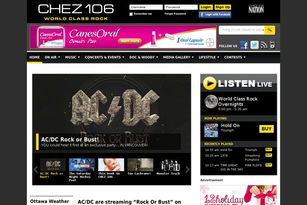 Decibel theme site design template sample