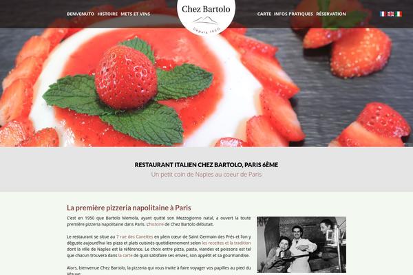 Verona theme site design template sample