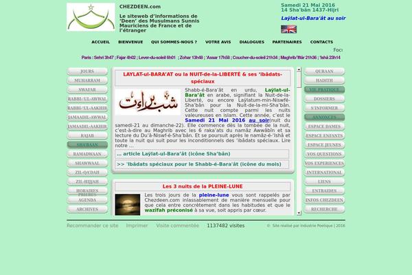 chezdeen.com site used Td-v3