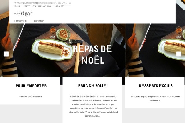Restaurant theme site design template sample
