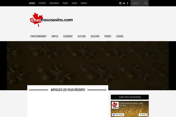 Extremis theme site design template sample