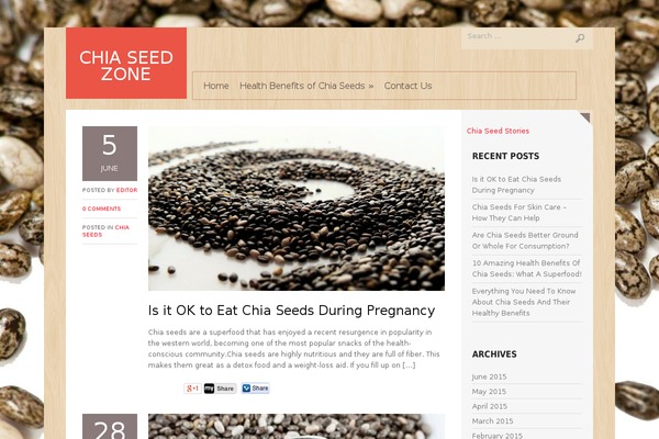 chiaseedszone.com site used Ajaxify