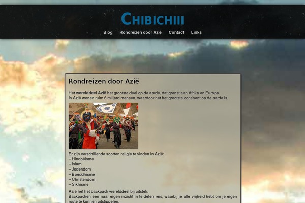 Adventure theme site design template sample