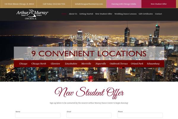 Salient theme site design template sample