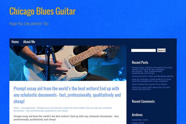 Musik theme site design template sample