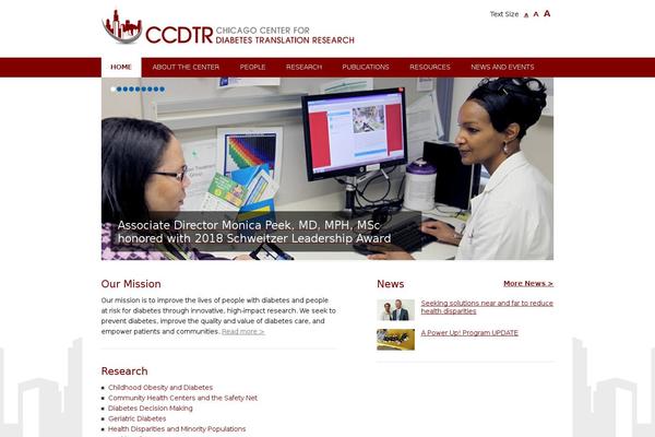 chicagodiabetesresearch.org site used Ccdtr