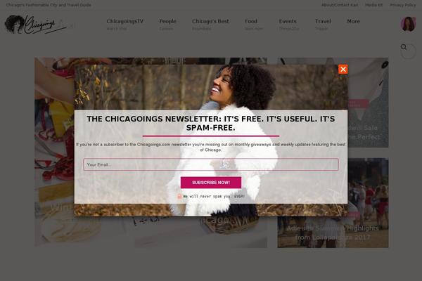 The Voux theme site design template sample
