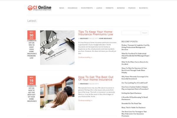 Bigbang theme site design template sample