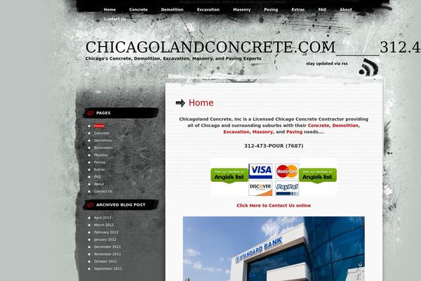 Greyzed theme site design template sample