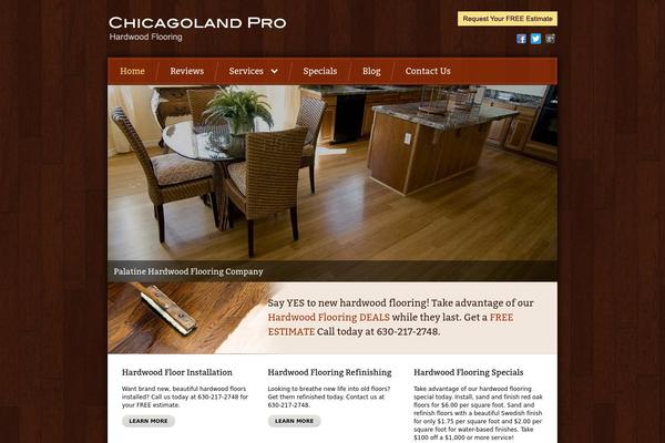 Born theme site design template sample