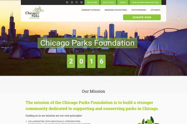 chicagoparksfoundation.org site used Gaea