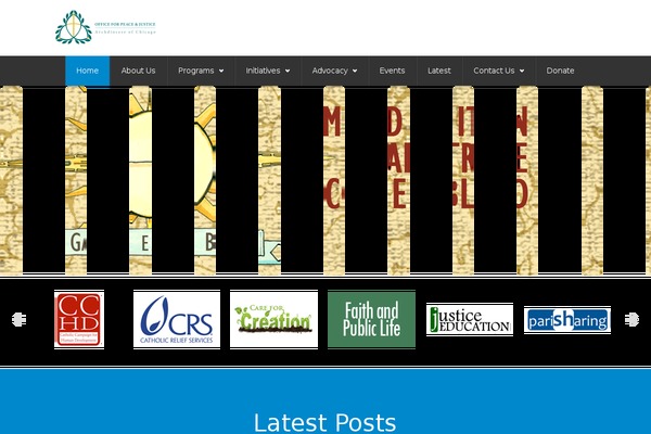 chicagopeaceandjustice.org site used Shift