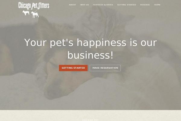OnePress theme site design template sample