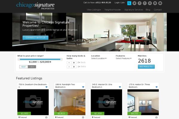 Csp theme site design template sample