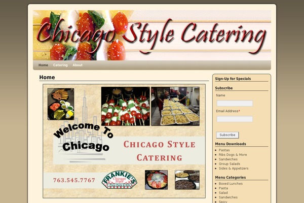 chicagostylecatering.com site used Weaver