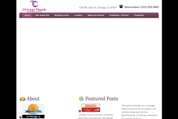 Massage theme site design template sample