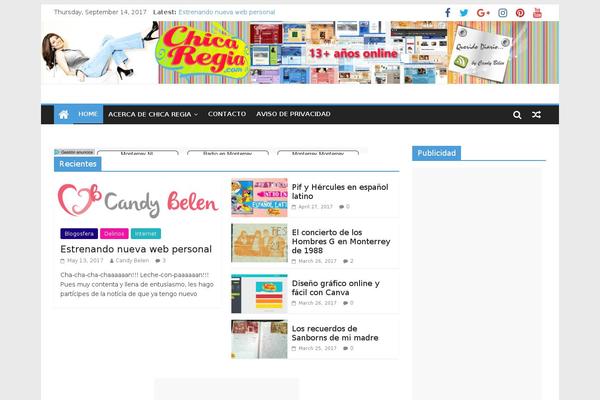 Magazine Hoot theme site design template sample