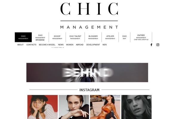 chiccelebrity.com.au site used Chicmanagement