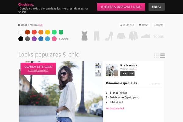 chicisimo.es site used Wasabi