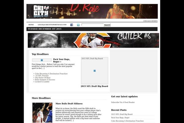 News Magazine Theme 640 theme site design template sample