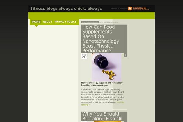 chickandfit.com site used Freemium_wordpress_theme