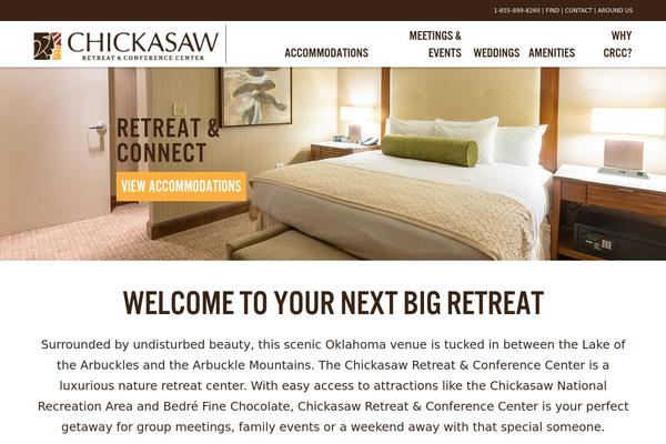 Chickasaw theme site design template sample