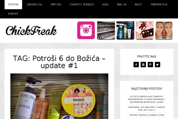 chickfreak.com site used Newsment