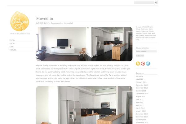 Oulipo theme site design template sample