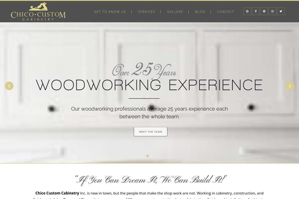 Bridge Child theme site design template sample