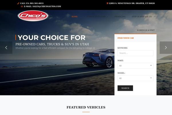 Site using Progression-car-dealer-master plugin