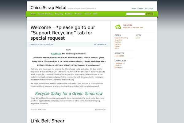 Cordobo Green Park 2 theme site design template sample