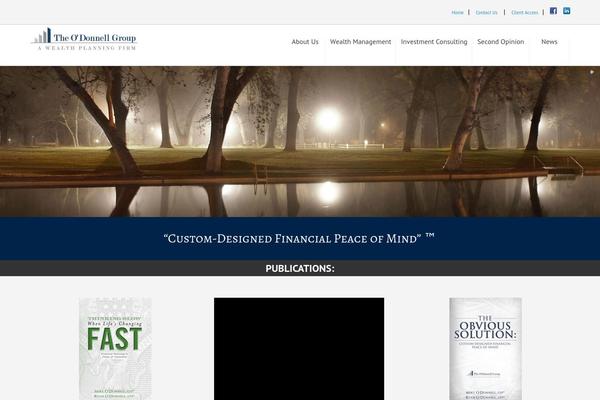 Wrings theme site design template sample