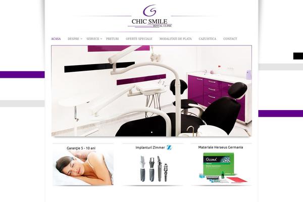 Beauty theme site design template sample