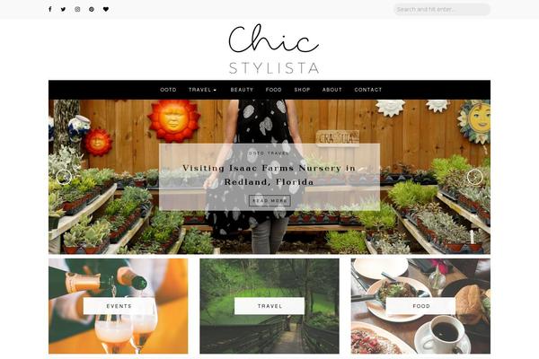chicstylista.com site used Lora
