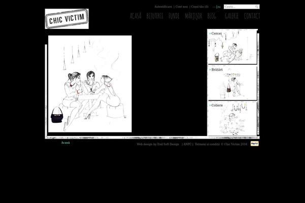 chicvictim.ro site used Chic Child Theme