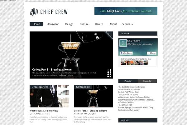 Gonzo theme site design template sample