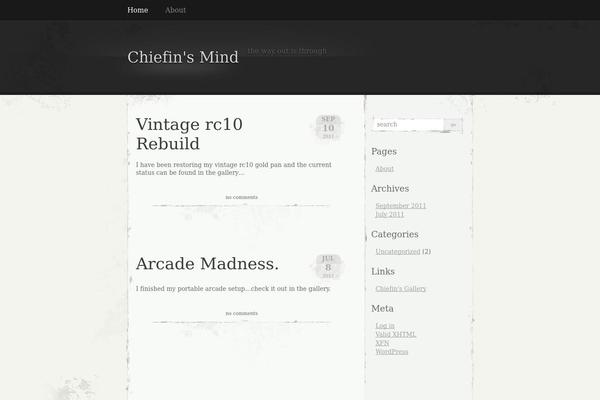 Elegant Grunge theme site design template sample